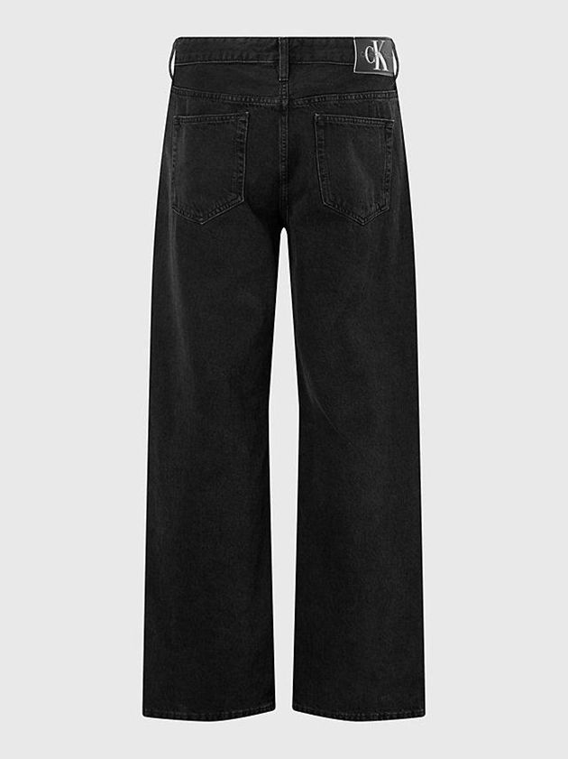 Black Calvin Klein 90's Loose Men Jeans | LUAP-57423