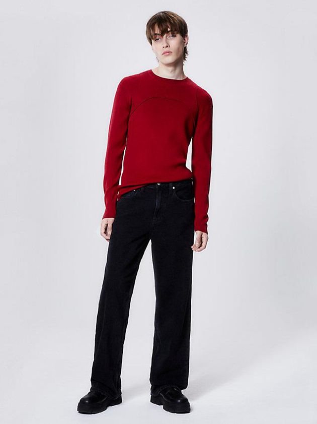 Black Calvin Klein 90's Loose Men Jeans | OWVN-53914
