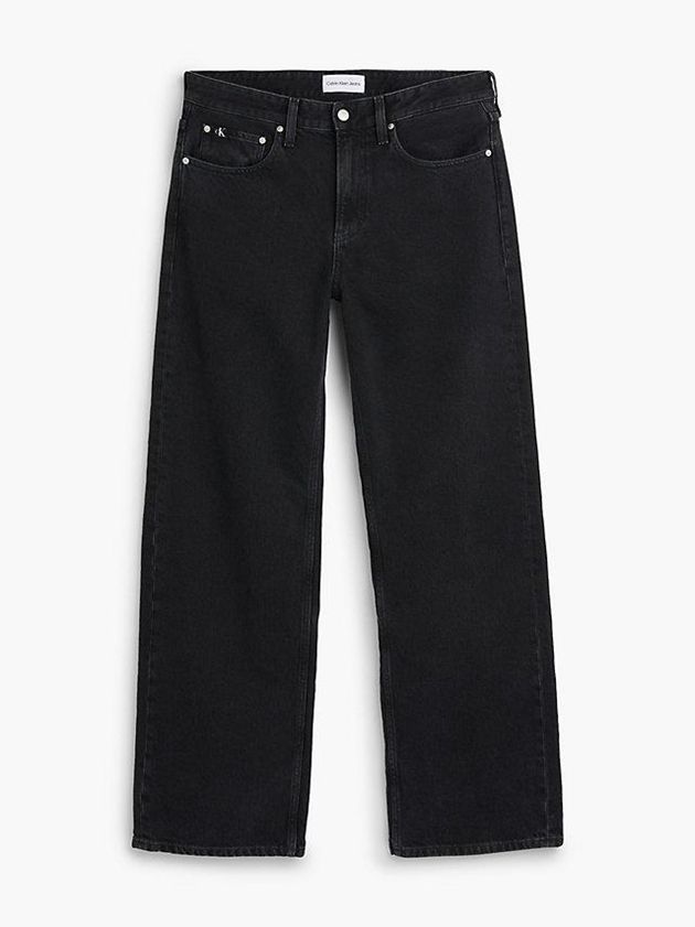 Black Calvin Klein 90's Loose Men Jeans | OWVN-53914
