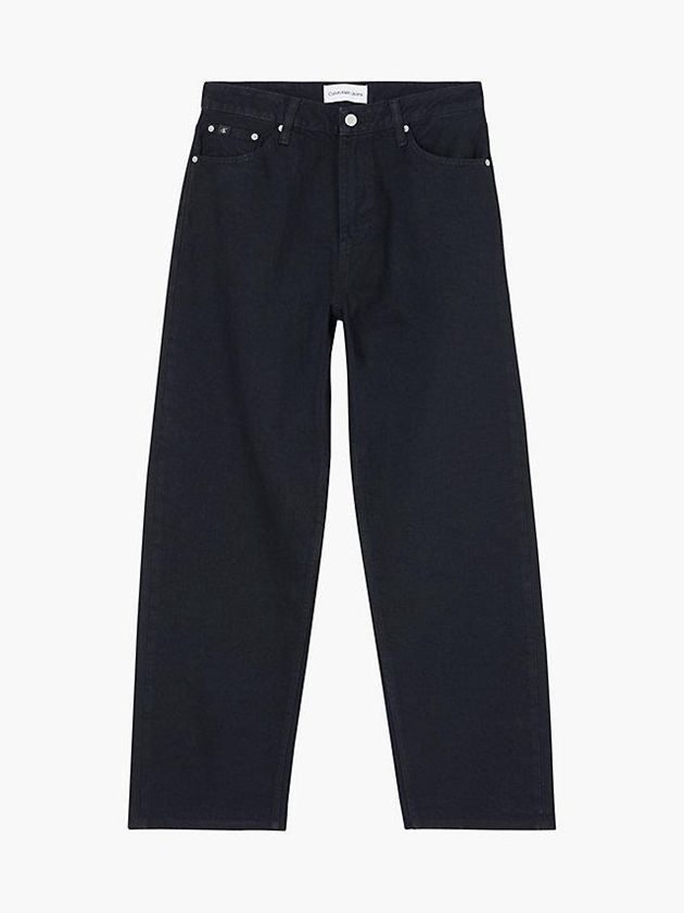Black Calvin Klein 90's Straight Women Jeans | RWHI-38140