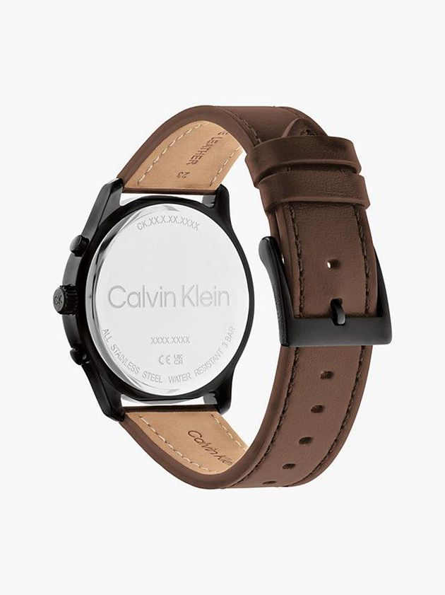 Black Calvin Klein Ambition Men Watch | RKJU-39706