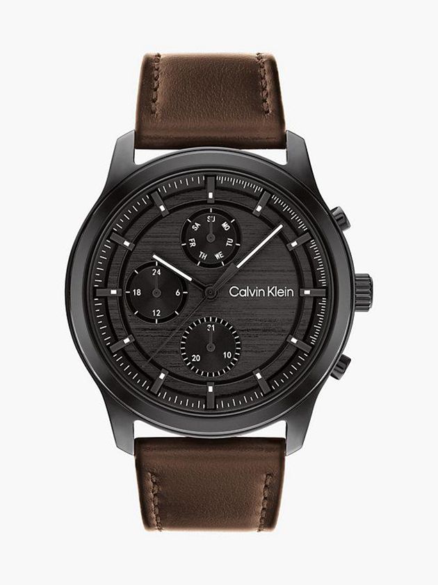 Black Calvin Klein Ambition Men Watch | RKJU-39706
