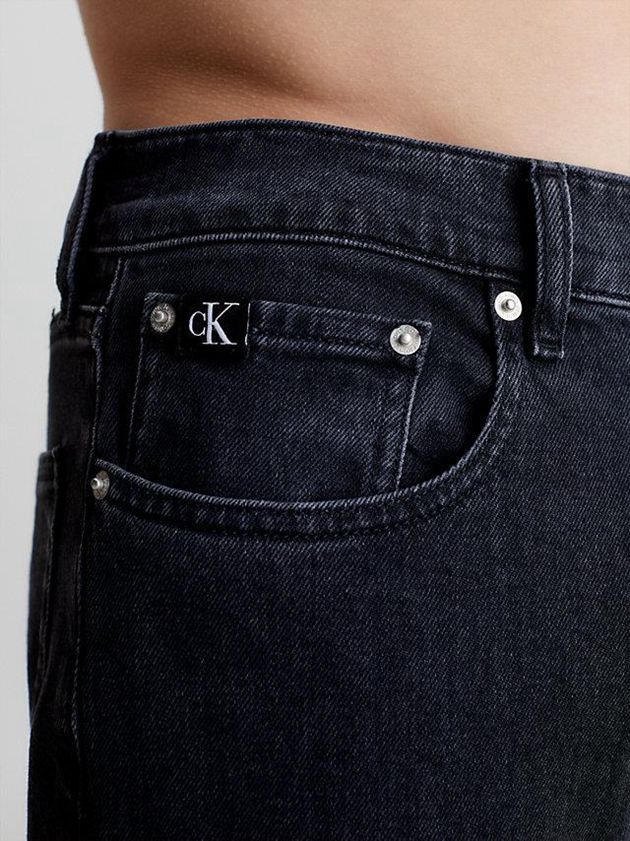 Black Calvin Klein Authentic Straight Men Jeans | QLTO-71340