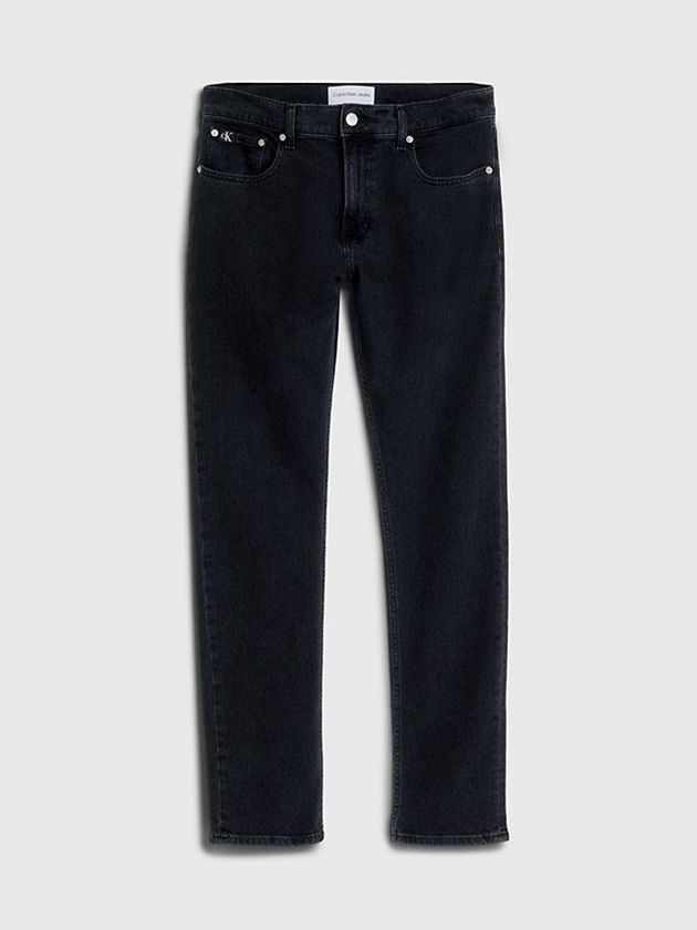 Black Calvin Klein Authentic Straight Men Jeans | QLTO-71340