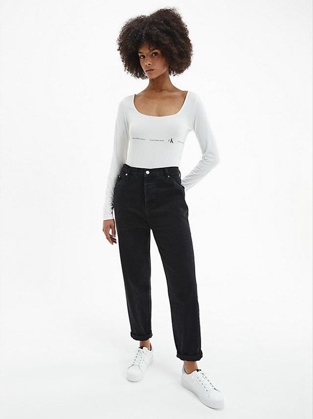 Black Calvin Klein Baggy Women Jeans | CZYI-01389