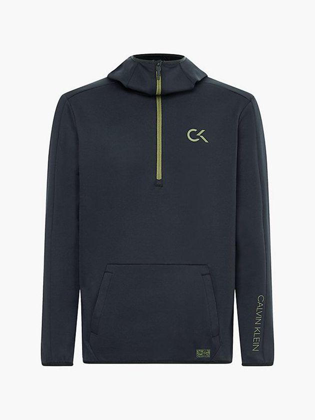 Black Calvin Klein Balaclava Men Hoodie | HXVP-20795