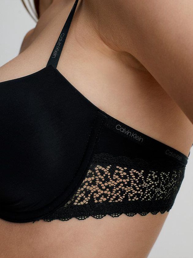 Black Calvin Klein Balconette - Flirty Women Bra | LFIY-40639
