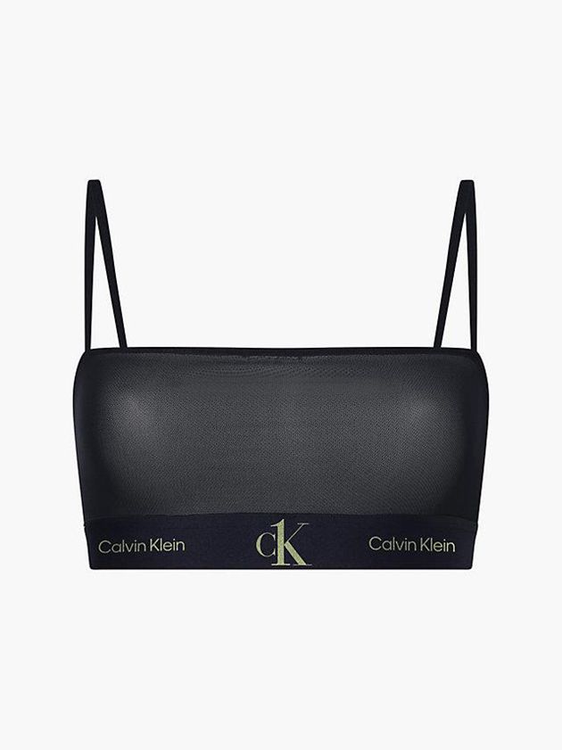 Black Calvin Klein Bandeau - CK One Women Bra | NSXE-03859