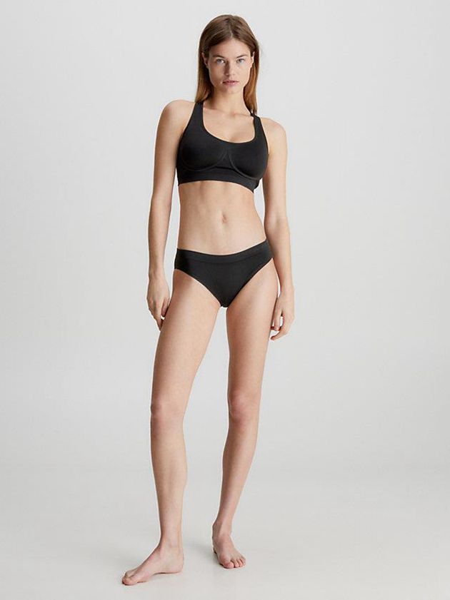 Black Calvin Klein Bikini - Bonded Flex Women Briefs | GRYI-96205