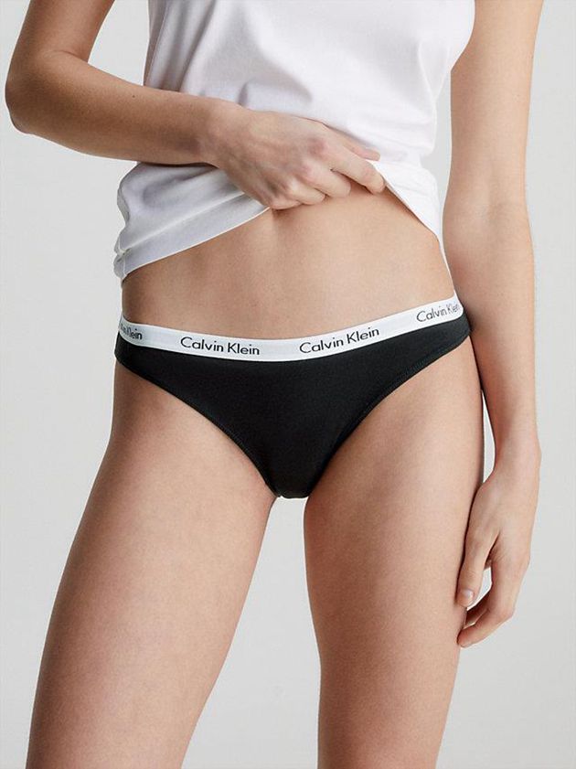 Black Calvin Klein Bikini - Carousel Women Briefs | FJRL-91830