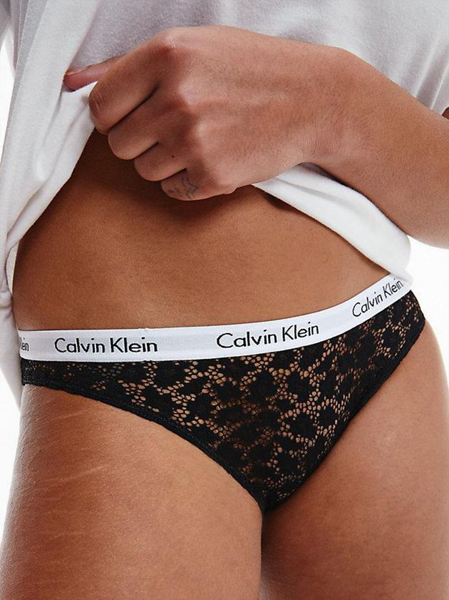 Black Calvin Klein Bikini - Carousel Women Briefs | YECX-06812