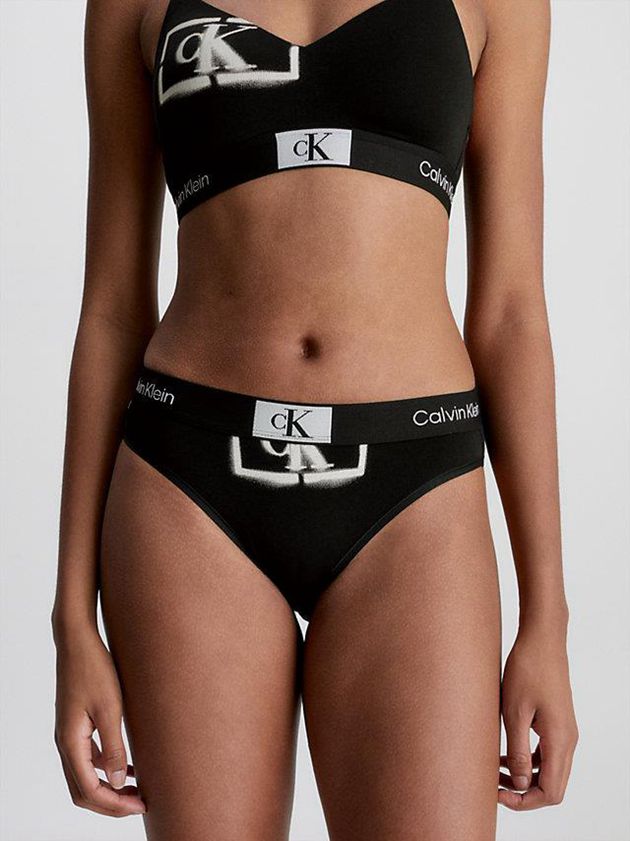 Black Calvin Klein Bikini - Ck96 Women Briefs | BXKR-89364