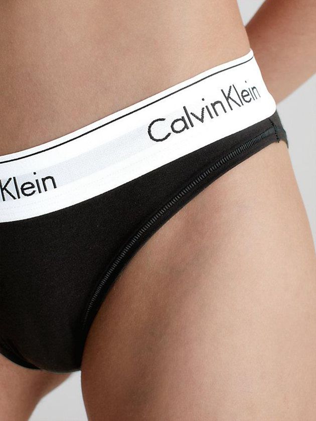 Black Calvin Klein Bikini - Modern Cotton Women Briefs | SKPA-03549