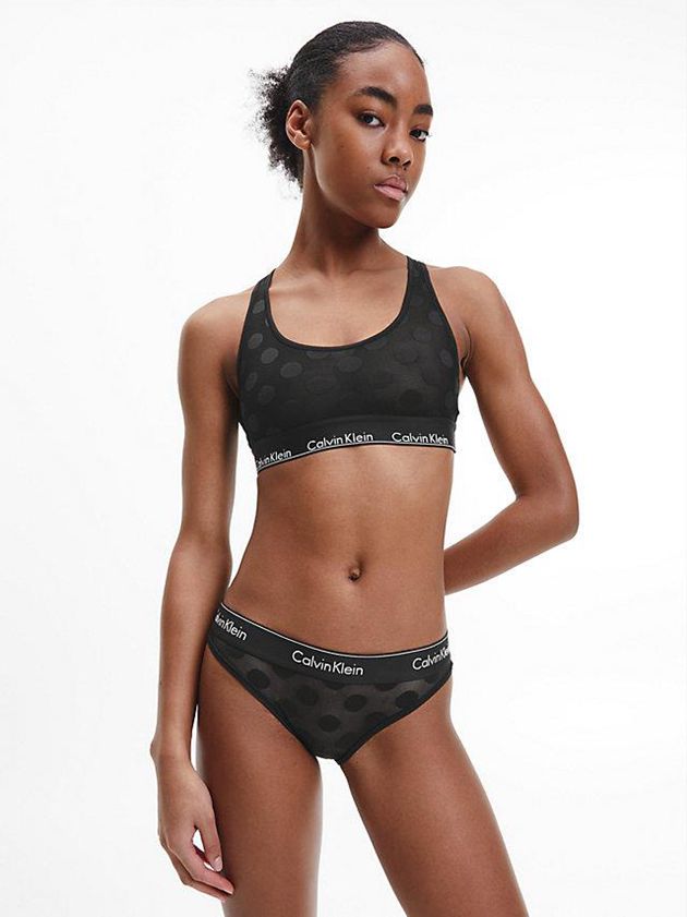 Black Calvin Klein Bikini - Modern Cotton Women Briefs | ONPC-34268