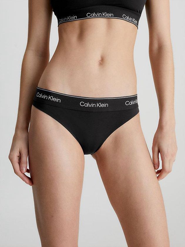 Black Calvin Klein Bikini - Modern Performance Women Briefs | RJSN-03214