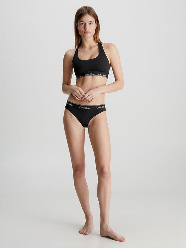 Black Calvin Klein Bikini - Modern Performance Women Briefs | RJSN-03214