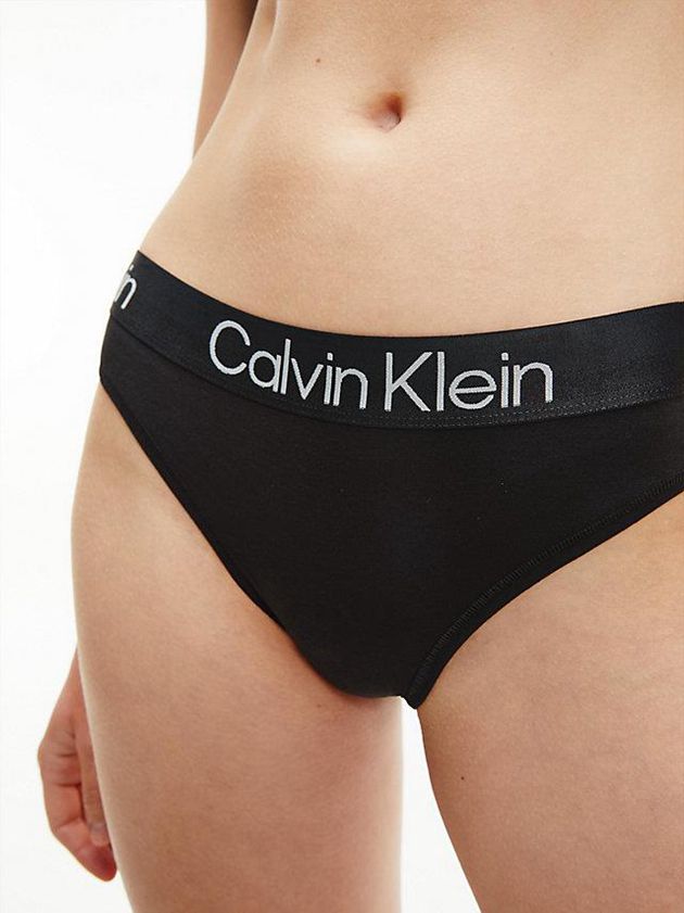 Black Calvin Klein Bikini - Modern Structure Women Briefs | NIOU-43521
