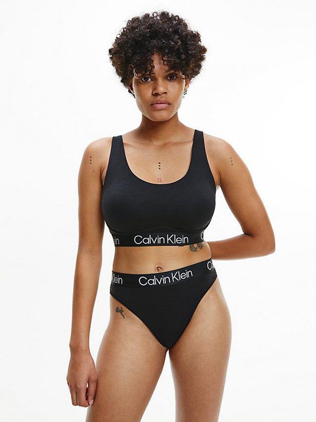 Black Calvin Klein Bikini - Modern Structure Women Briefs | NIOU-43521