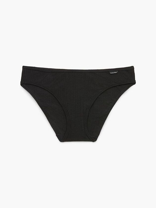 Black Calvin Klein Bikini - Pure Ribbed Women Briefs | NCXP-91632