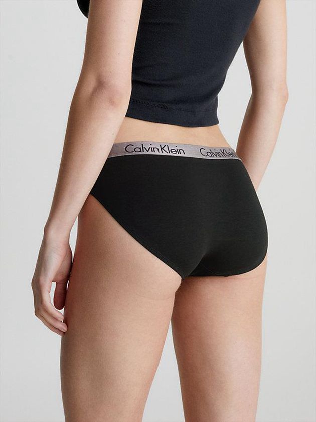 Black Calvin Klein Bikini - Radiant Cotton Women Briefs | XKAS-62015