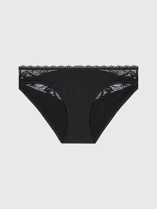Black Calvin Klein Bikini - Seductive Comfort Women Briefs | ELJB-46298