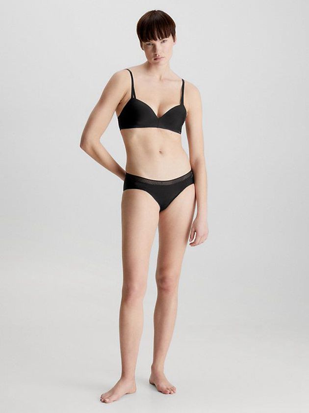 Black Calvin Klein Bikini - Seductive Comfort Women Briefs | PLKW-20538