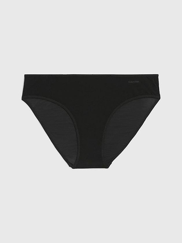 Black Calvin Klein Bikini - Sheer Marquisette Women Briefs | MUKI-38451