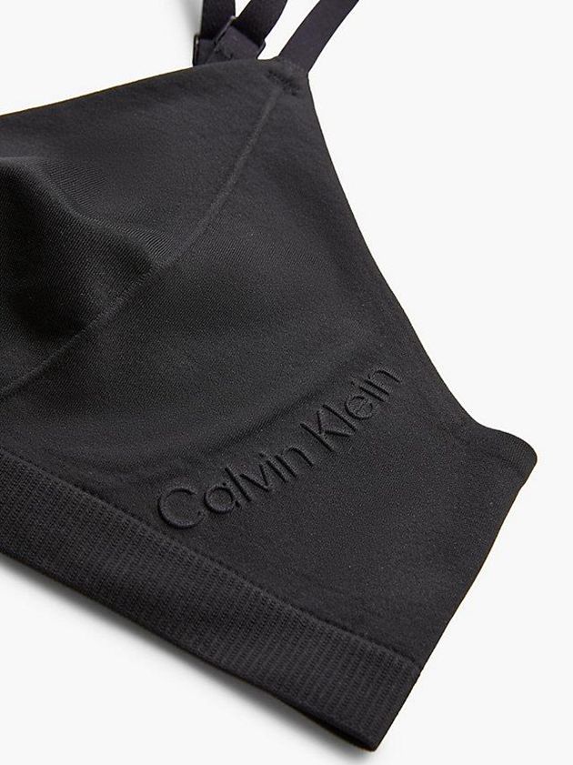 Black Calvin Klein Bonded Flex Women Bra | TNYE-90742