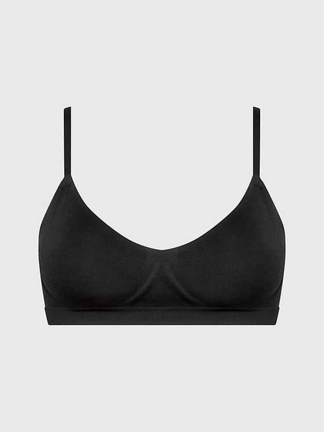 Black Calvin Klein Bonded Flex Women Bra | TNYE-90742