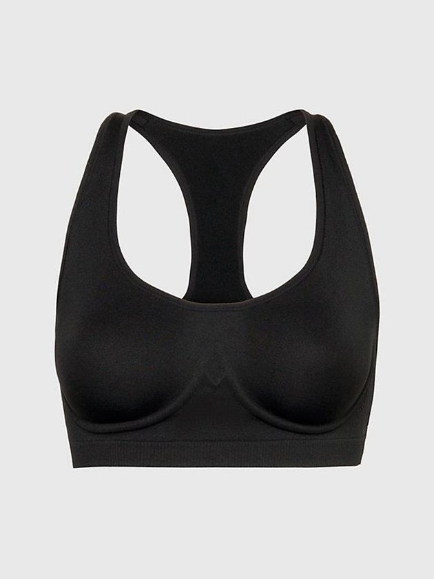 Black Calvin Klein Bonded Flex Women Bra | ILOK-16870