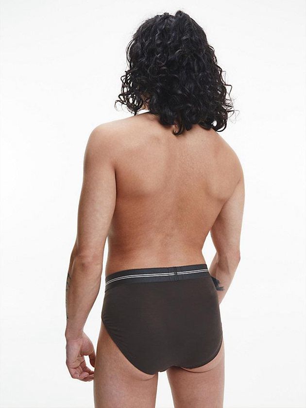 Black Calvin Klein CK One Recycled Men Briefs | RLSD-84167