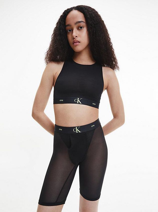 Black Calvin Klein CK One Women Bra | UROT-17356