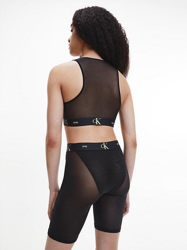 Black Calvin Klein CK One Women Bra | UROT-17356