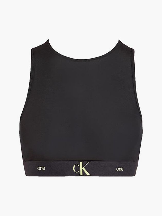 Black Calvin Klein CK One Women Bra | UROT-17356