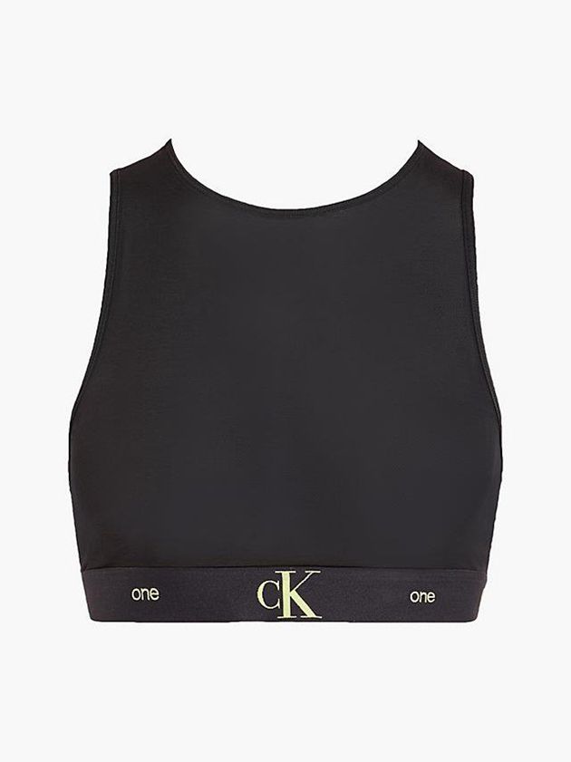 Black Calvin Klein CK One Women Bra | UROT-17356