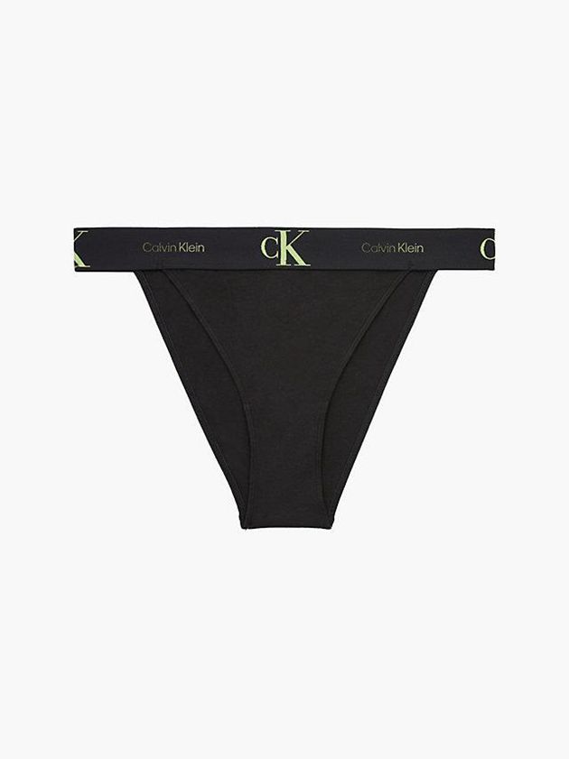 Black Calvin Klein CK One Women Thong | VODQ-42519