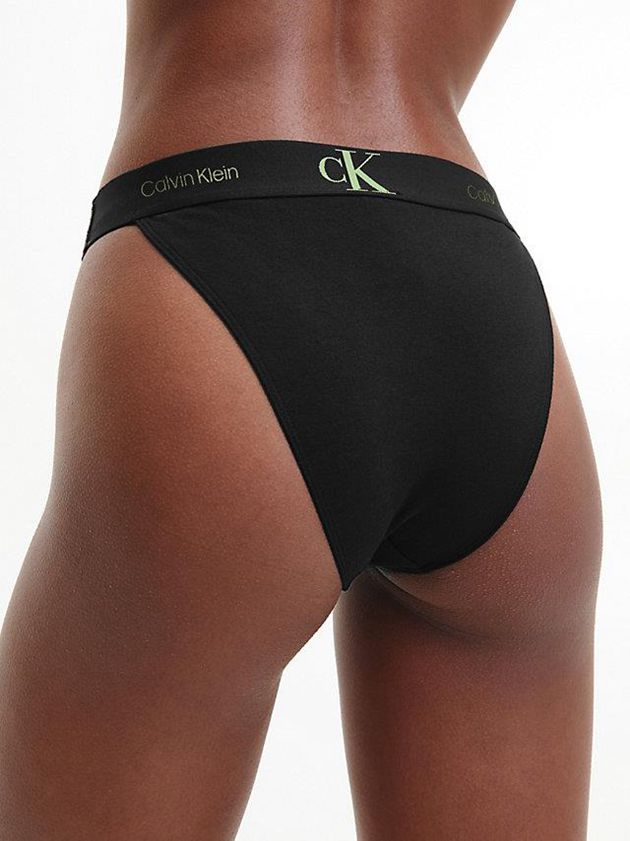 Black Calvin Klein CK One Women Thong | VODQ-42519