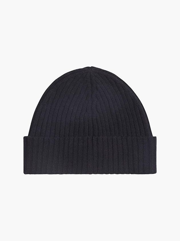 Black Calvin Klein Cashmere Men Beanie | VWDZ-20319