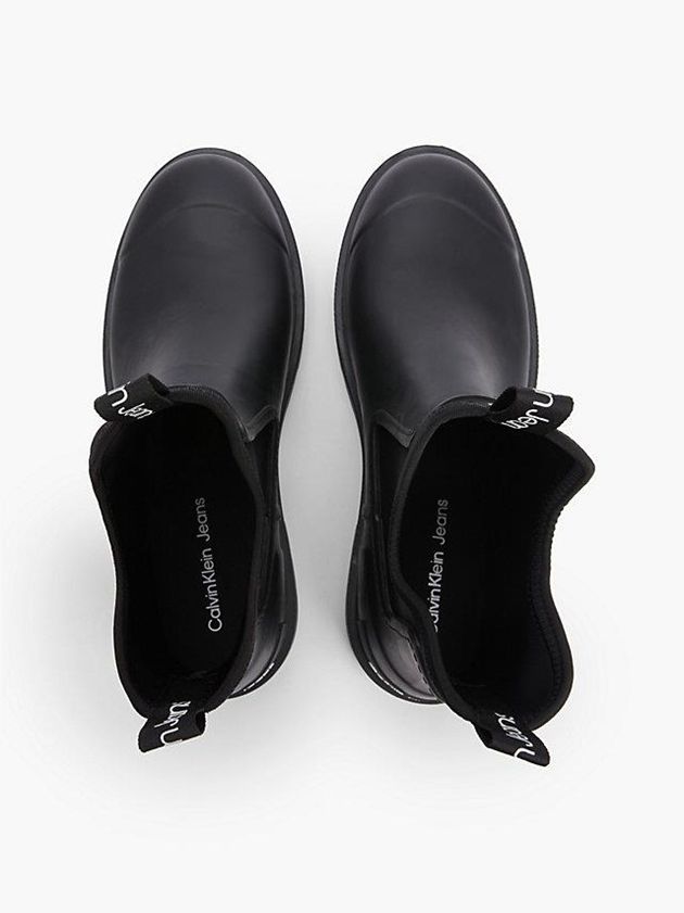 Black Calvin Klein Chelsea Rain Women Boots | NDZV-24615