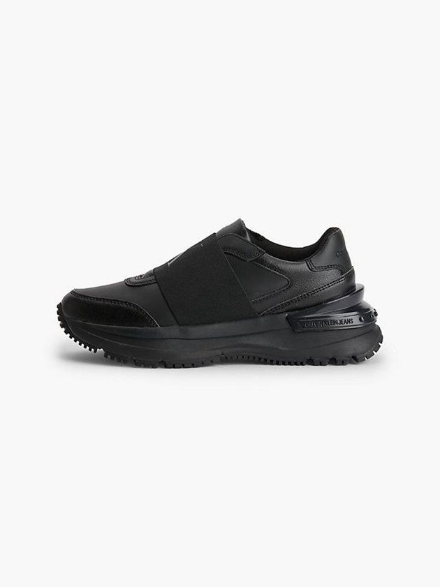 Black Calvin Klein Chunky Slip-On Women Sneakers | VGWN-36427