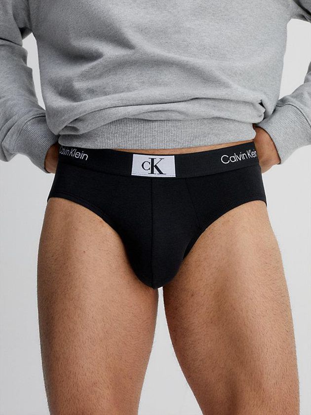 Black Calvin Klein Ck96 Men Briefs | LGBF-76210