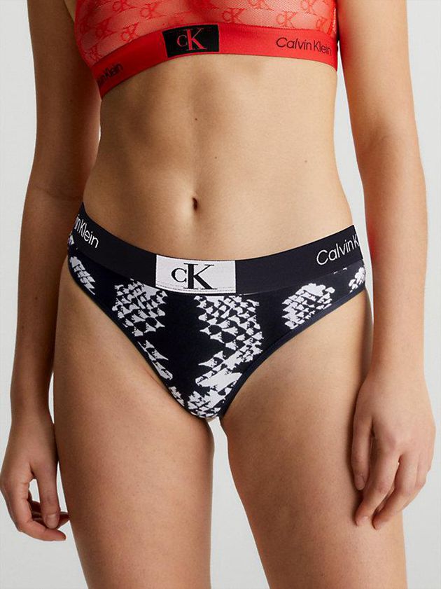 Black Calvin Klein Ck96 Women Thong | HTAE-48523