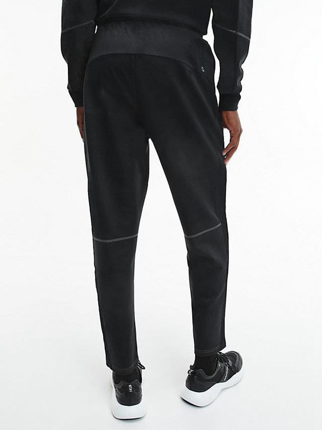 Black Calvin Klein Comfort Stretch Men Joggers | HPBV-06748