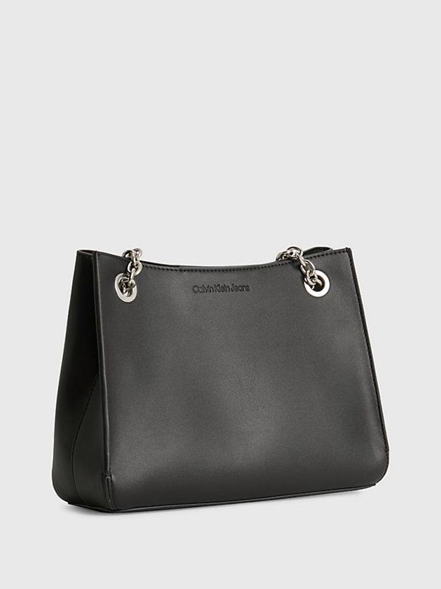 Black Calvin Klein Convertible Shoulder Women Bags | QSOR-32045
