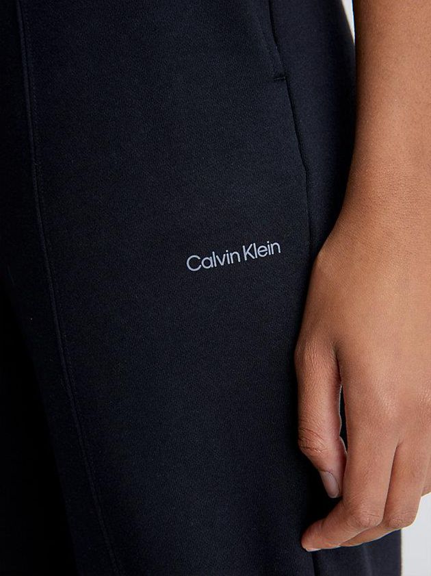 Black Calvin Klein Cotton Terry Women Joggers | OFHJ-13746