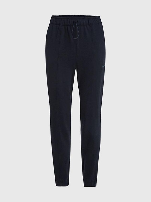 Black Calvin Klein Cotton Terry Women Joggers | OFHJ-13746