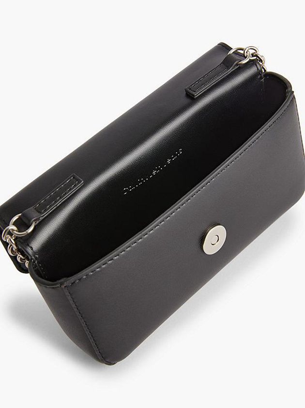 Black Calvin Klein Crossbody Phone Pouch Women Bags | LBNF-93276