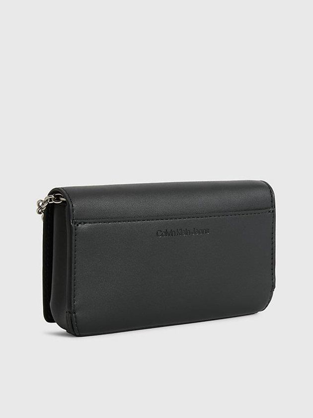 Black Calvin Klein Crossbody Phone Women Bags | QVIB-31247