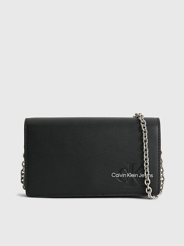 Black Calvin Klein Crossbody Phone Women Bags | QVIB-31247
