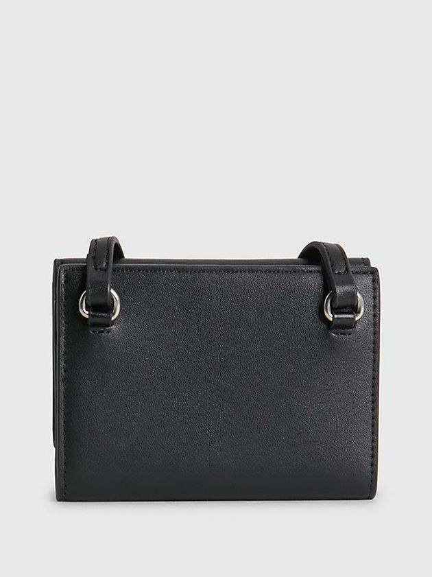 Black Calvin Klein Crossbody Wallet Women Bags | FYNR-63827
